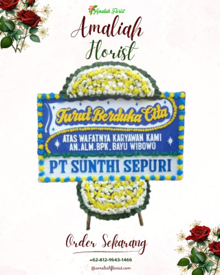 Papan Bunga Duka di Jair