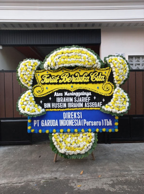 Papan Bunga Duka di Jair